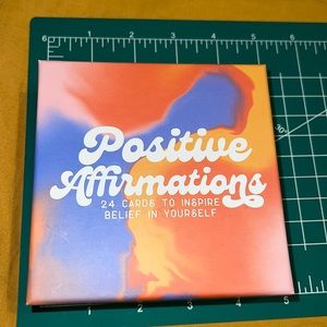 Positive Affirmation Cards 24 Cards to Inspire Belief in Yourself